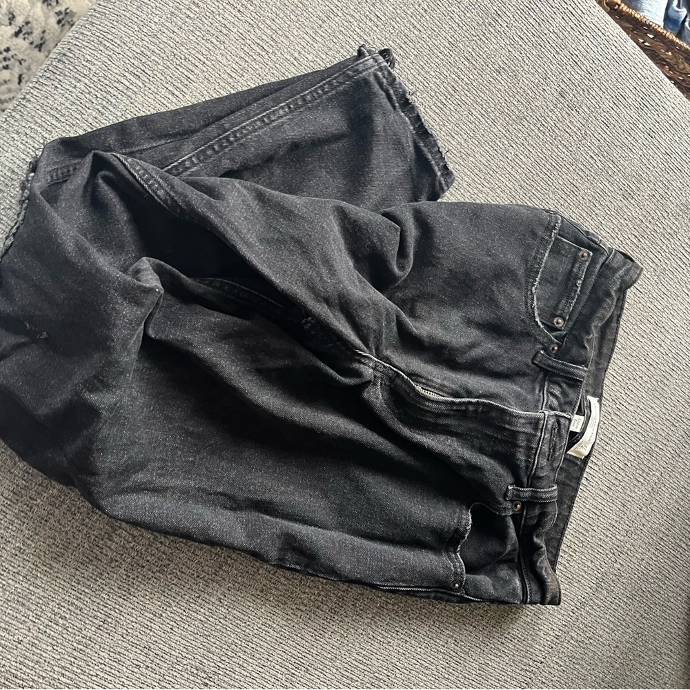 Abercrombie Black Denim Jeans Size 27 curve love
